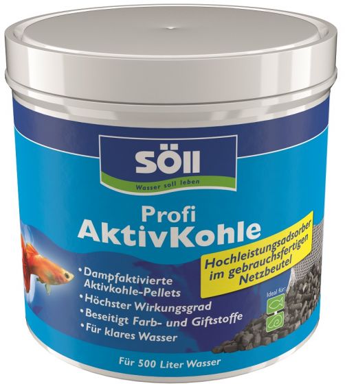 Profi ActivKohle Skuteczny węgiel aktywny, usuwa przebarwienia i toksyny do akwarium